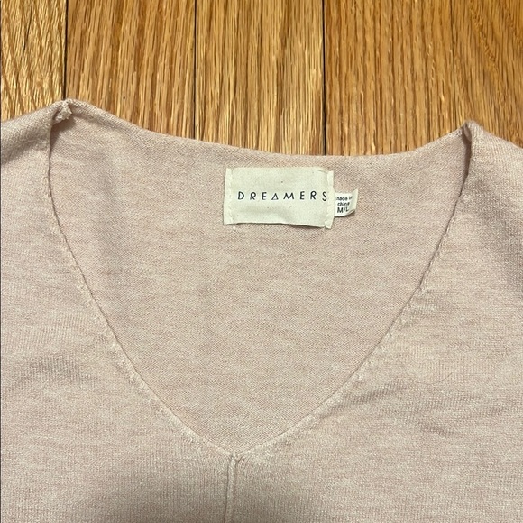 Dreamers Women's Blush Pink Sweater - Picture 2 of 2